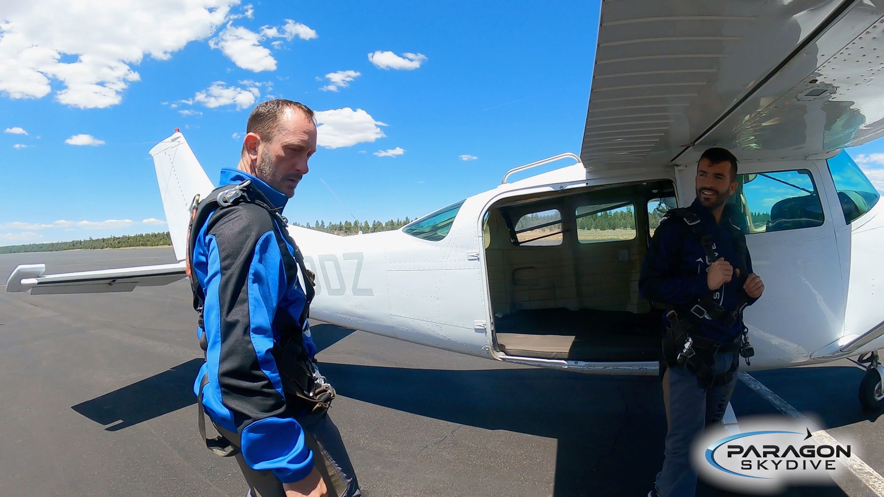 Me and The Super Hot Guy I Skydived Into the Grand Canyon With